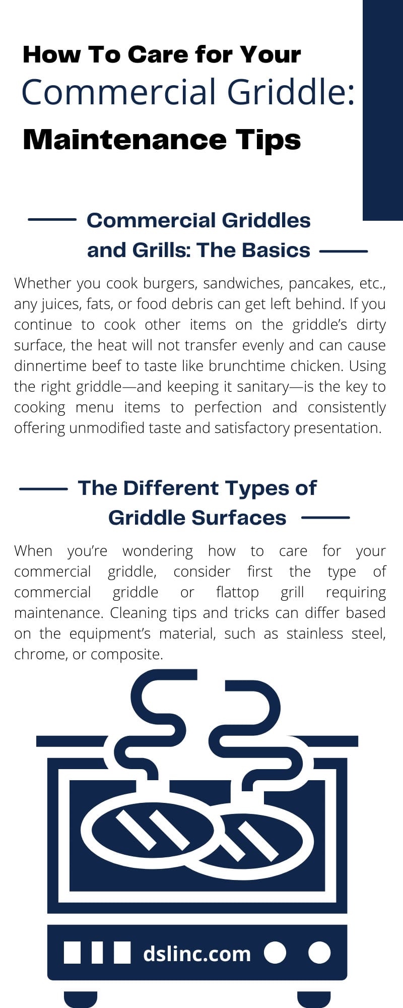 How To Care for Your Commercial Griddle: Maintenance Tips