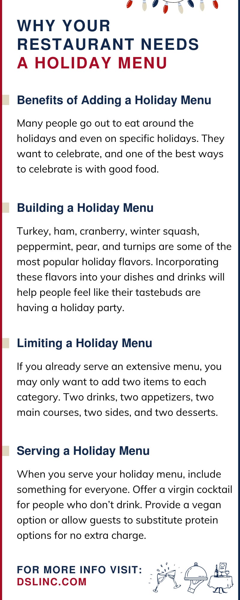 Why Your Restaurant Needs a Holiday Menu