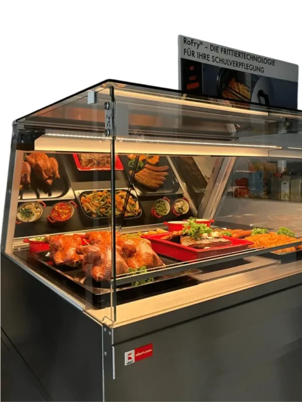 Ubert Hot Food Merchandiser | DELI Cube Hot Convection Counter