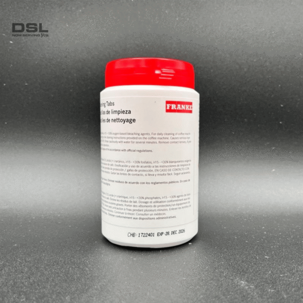 Franke espresso machine cleaning tablets