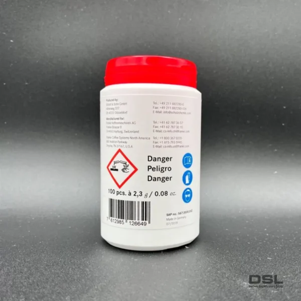 Franke espresso machine cleaning tablets
