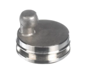 a round metal object with a round ball