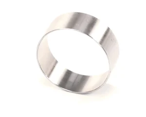 a silver ring on a white background