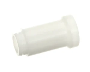 a white plastic pipe fitting