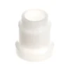 a white plastic pipe fitting