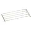 a metal rack with five thin bars