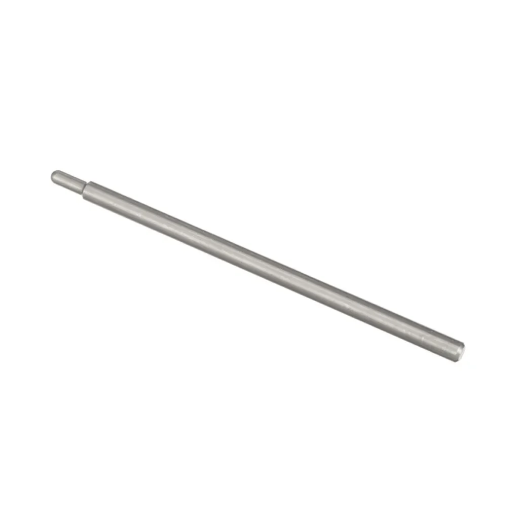 a metal rod on a white background