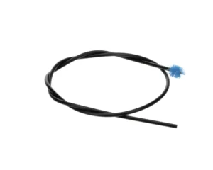 a black wire with a blue ball