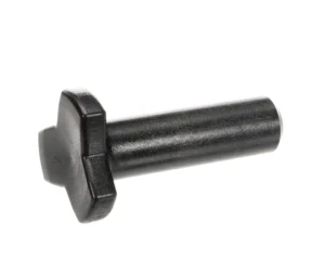 a black plastic object with a black handle