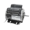 a black and silver electric motor