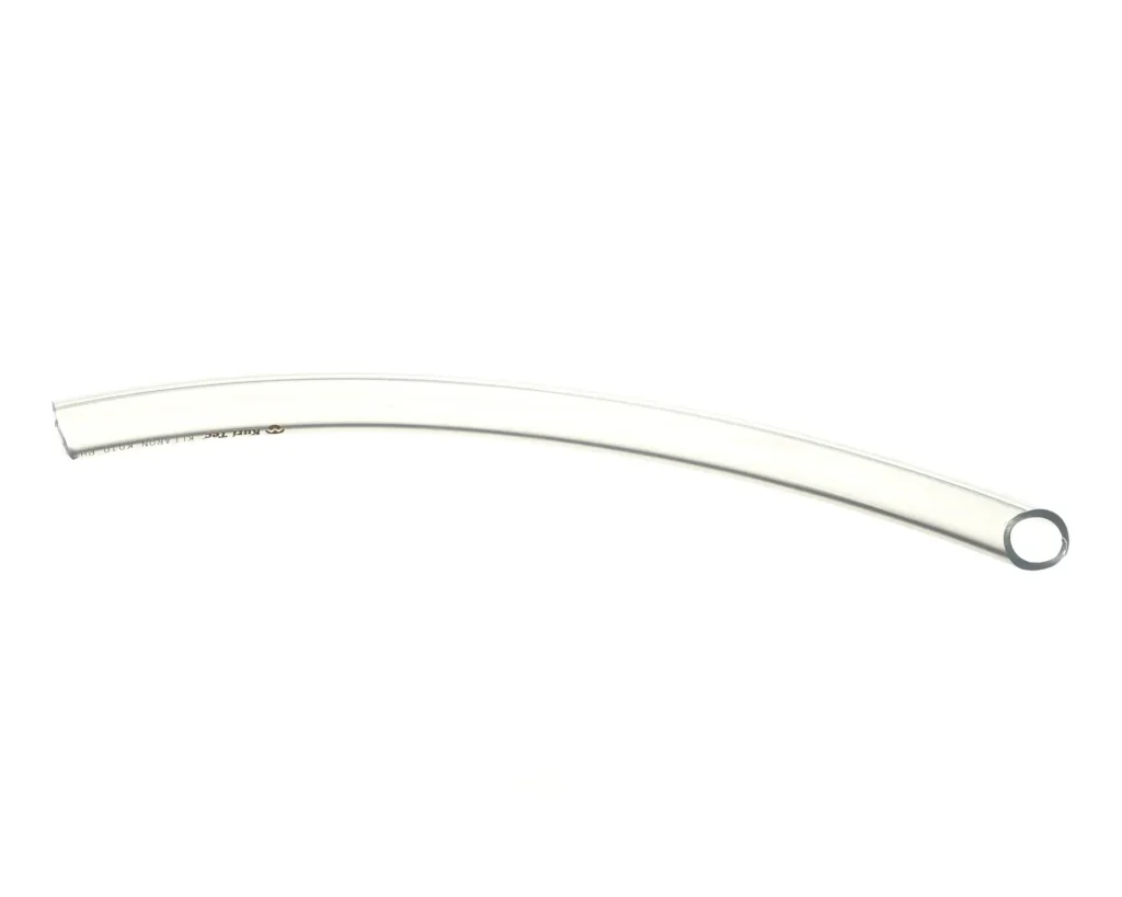 a white cable with a black tip