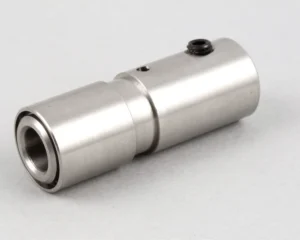 a metal cylinder with a screw