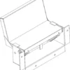 a drawing of a box