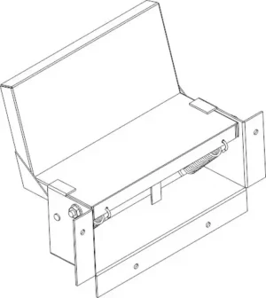 a drawing of a box