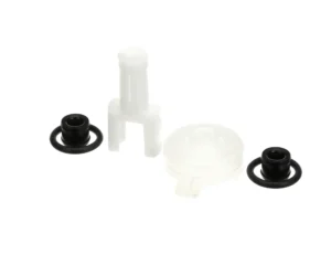 a white plastic and black plastic parts