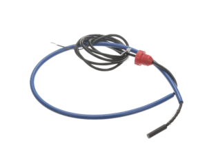 a blue and black wire