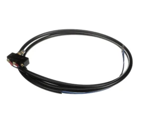 a black cable with a black connector