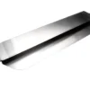 a metal spatula on a white background