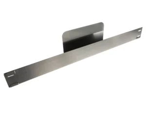 a metal object with a white background