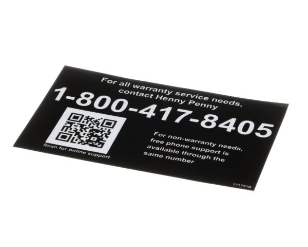 Henny Penny Label-Tech Support, US-CAN