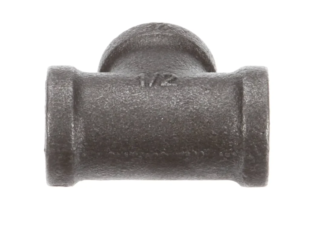 Henny Penny Fitting, Tee, 1/2", Female, Black