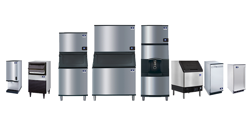 Manitowoc commercial ice machine equipment line up 