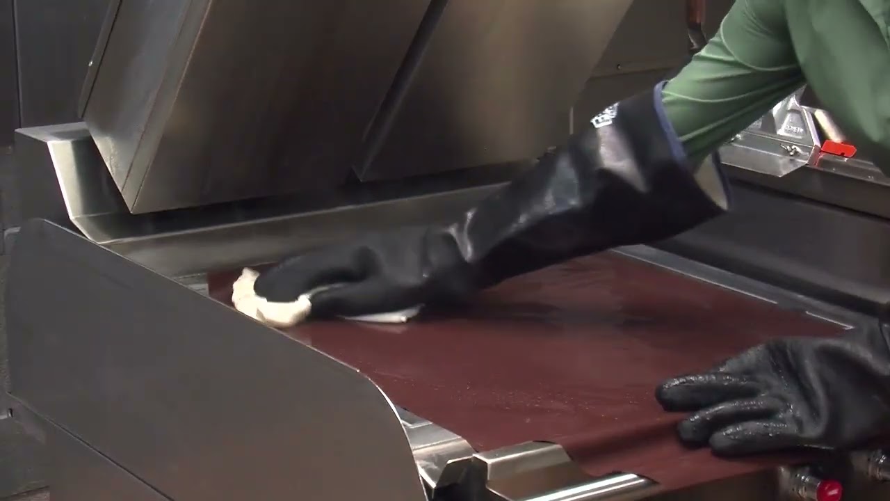 Taylor Two-Sided Grill Operator Training – 03 Release Sheet Cleaning