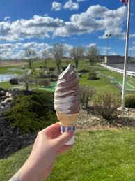 Soft serve cone on golf course