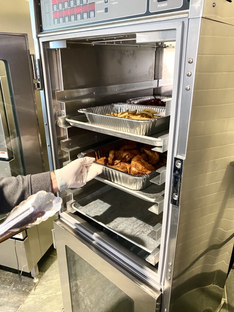Henny Penny heated holding cabinet for restaurants Korean fried chicken equipment
